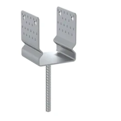 Suport stalp tip U zincat la cald 121x350x150x4,0 mm PSSZ120-480984 Domax