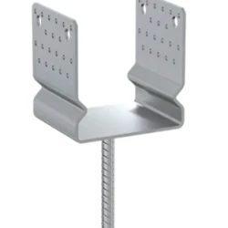 Suport stalp tip U zincat la cald 141x350x150x4,0 mm PSSZ140-480985 Domax