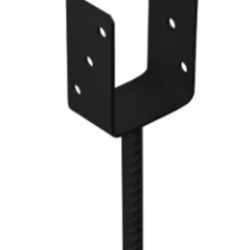 Suport stalp tip U negru 91x120x60x4,0 mm PS90UC-48042 Domax