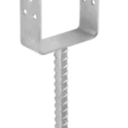 Suport stalp tip U negru 71x120x60x4,0 mm PS70UC-D4918 Domax