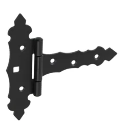 Balama decorativa pentru poarta neagra 75x35x130x2,0 mm ZOB75C-7945012 Domax