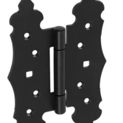 Balama decorativa pentru poarta neagra 170x105x2,5 mm ZOK170C-7945212 Domax