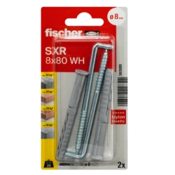 Diblu din nailon cu carlig SHR 8x80 mm Fischer