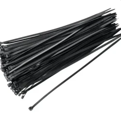 Coliere plastic strangere, zimtate, negre, 3.6X140MM INDEX (100Buc)
