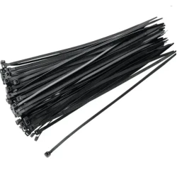 Coliere plastic strangere, zimtate, negre, 4.8X180MM INDEX