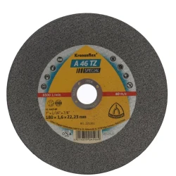 Disc de debitare Kronenflex A46 TZ Special pentru inox si otel, cu autoascutire, 180X1.6X22.23 mm, Klingspor A4618