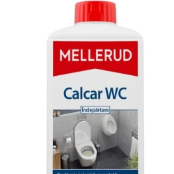 Soluție pentru îndepărtarea calcarului și depunerilor de pe vasele de toaletă MELLERUD, 1L