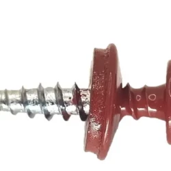 Surub autoforant, pentru lemn, cu cap hexagonal si saiba EPDM, 4.8X19mm RAL3011