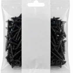 Surub autofiletant (negrese) pentru gips-carton pe lemn DUPLIFIX 3.5 25 mm, fosfatat, punga 100 buc.
