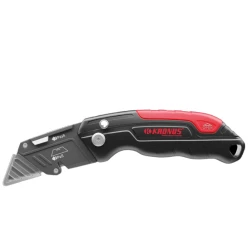 Cutter pliabil KRONUS cu 3 pozitii, carcasa din aluminiu, 3+1 lame SK2H, lungime 168 mm
