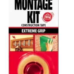 BISON Montagekit Tape - banda adeziva de montaj1,5m*19mm BL
