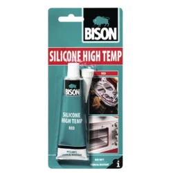 BISON Silicon rosu pentru temperatura 60ml BL