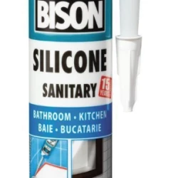 BISON Silicon Sanitar alb 280ml