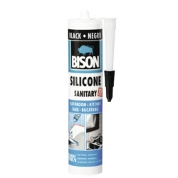 BISON Silicon Sanitar negru 280ml