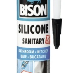 BISON Silicon Sanitar negru 280ml