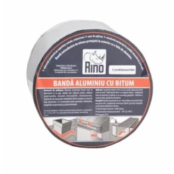 RINO Banda aluminiu cu bitum 1,1mmx75mmx10m