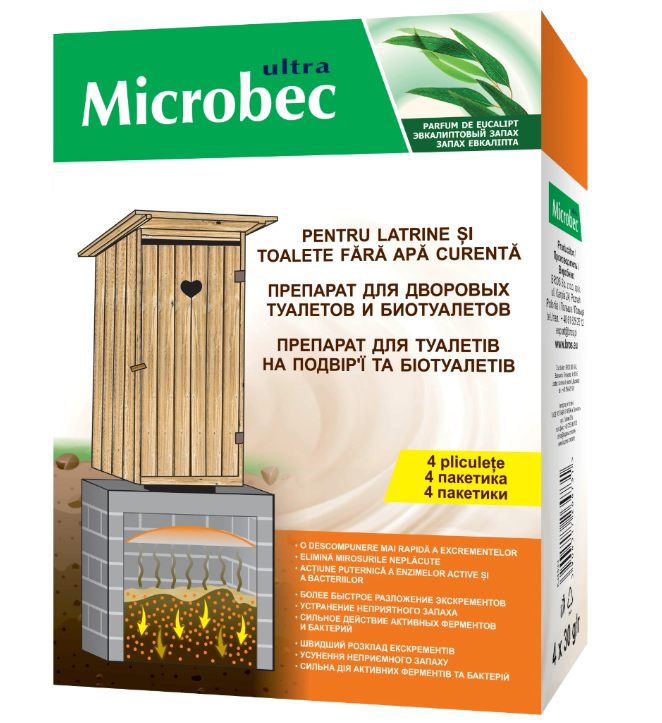BROS - Microbec pt latrine 4X30g