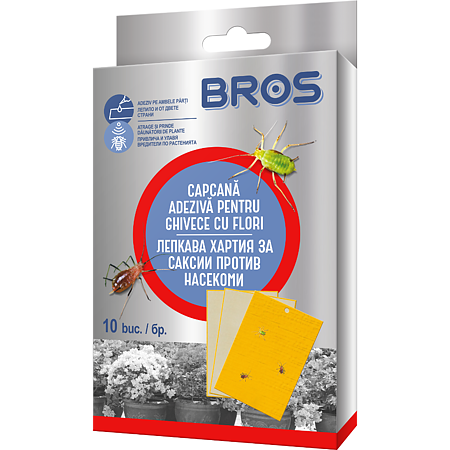 BROS - hartie adeziva pentru ghivece cu flori 10 buc
