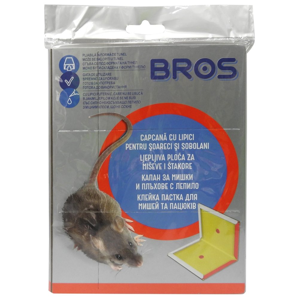 BROS - soareci si sobolani capcana adeziva, aroma de nuci - NOU!