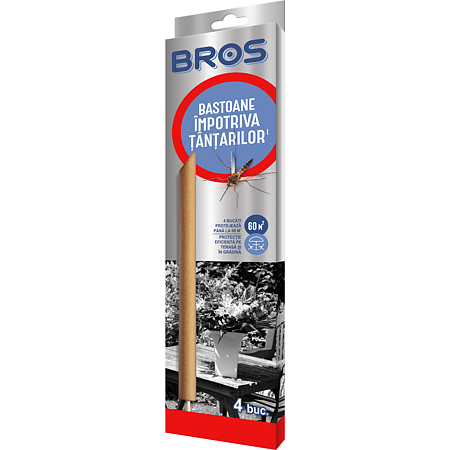 BROS - tantari, capuse si alte insecte bastonase fumigene 4 buc