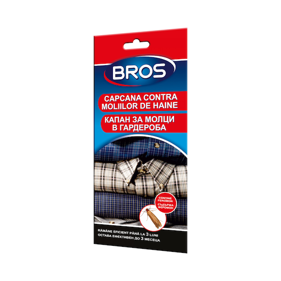 BROS - molii capcana pentru dulapuri si dressing-uri 3 luni