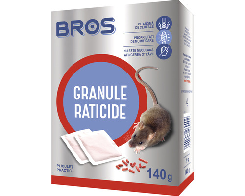 BROS - soareci si sobolani pelete 140 g - 0.003% New pack