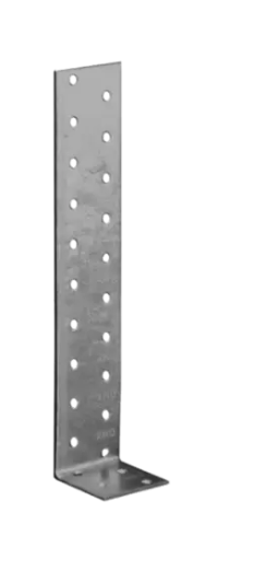 Coltar de ancorare pentru lemn zincat 400x40x40x2,0 mm KK3-4153 Domax