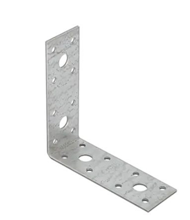 Coltar perforat pentru lemn zincat 102x102x35x2,5 mm KL6-4076 Domax