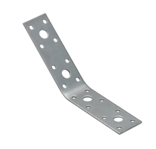 Coltar perforat pentru lemn zincat unghi 135 100x100x35x2,5 mm KLR4-4084 Domax