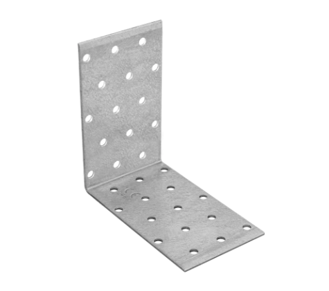 Coltar perforat pentru lemn zincat 100x100x60x2,0 mm KM11-4111 Domax