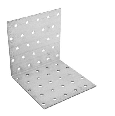 Coltar perforat pentru lemn zincat 100x100x100x2,0 mm KM13-4113 Domax