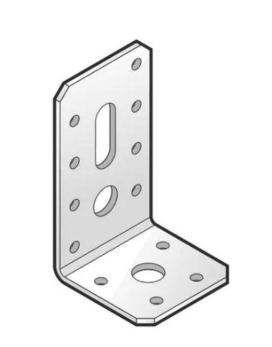 Coltar reglabil pentru lemn zincat 90x50x50x3,0 mm KR5-42110 Domax