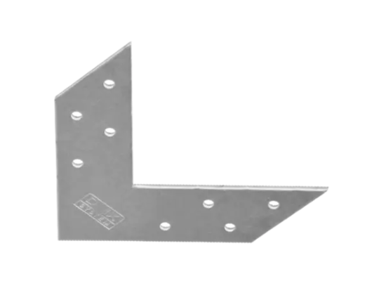 Coltar perforat plat tip V pentru lemn zincat 150x150x35x2,0 mm NAS150-46502 Domax