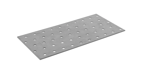 Placa perforata pentru lemn zincata 200x100x2,0 mm PP12-4412 Domax