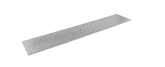 Placa perforata pentru lemn zincata 500x100x2,0 mm PP17-4417 Domax