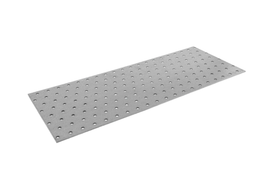 Placa perforata pentru lemn zincata 400x100x2,0 mm PP16-4416 Domax