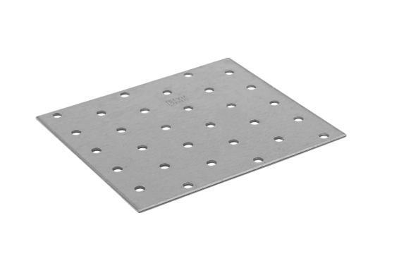 Placa perforata pentru lemn zincata 100x120x2,0 mm PP31-4431 Domax