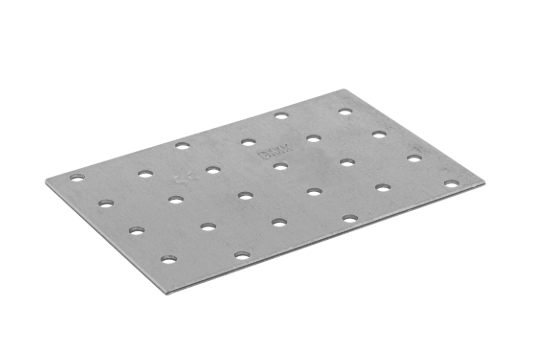 Placa perforata pentru lemn zincata 80x120x2,0 mm PP33-4433 Domax