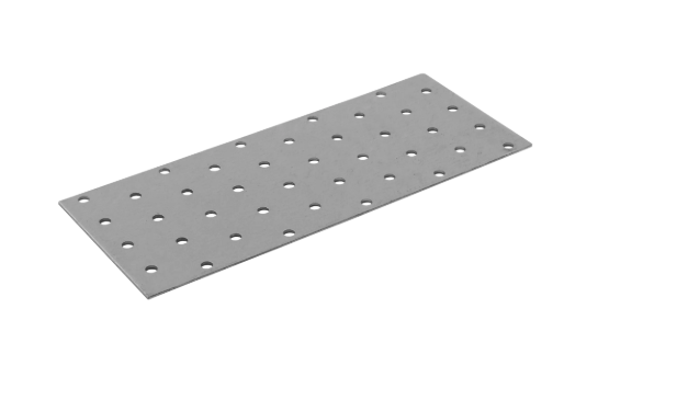 Placa perforata pentru lemn zincata 200x80x2,0 mm PP9-4409 Domax