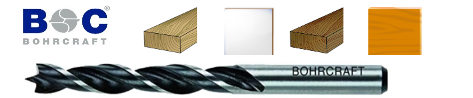 Burghiu Bohrcraft 12x250 mm, lungime de lucru 155 mm, U31010701200