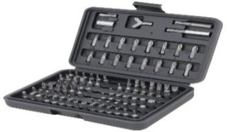 Set 31 biti KRONUS 25 mm, PH/PZ/TX/HEX/SL, cu prelungitor