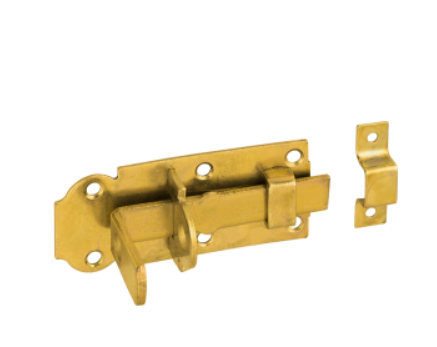 Zavor pentru poarta cu inchidere pentru lacat, tija dreapta 120x45x5,0 mm WZP120-8533 Domax