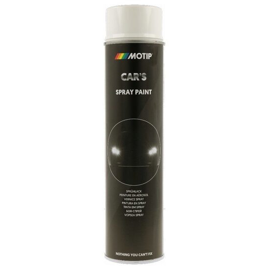 Vopsea spray auto MOTIP Car's, acrilică, alb lucios, 600ml