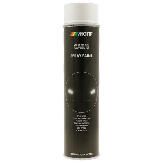 Vopsea spray auto MOTIP Car's, acrilică, alb mat, 600ml