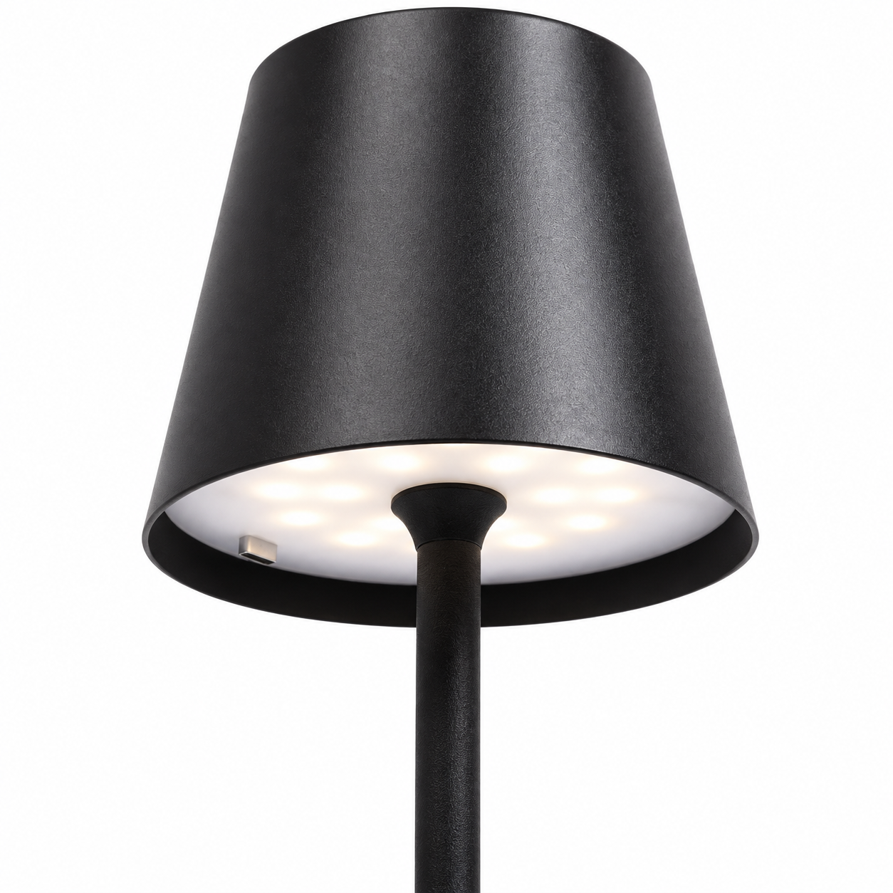 Veioza LED Erste Hold, reincarcabila USB-C, 5W, CCT, negru, IP20