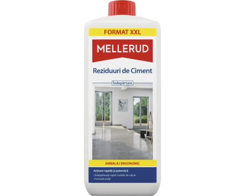 Soluție pentru îndepărtarea reziduurilor de ciment MELLERUD, 1,75L