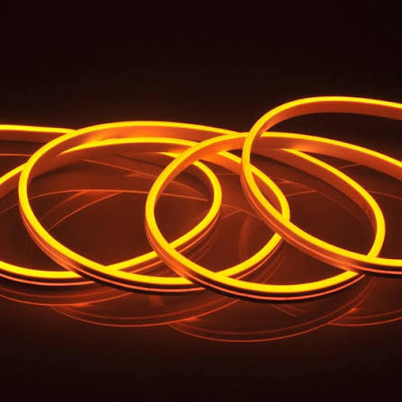 Set banda LED neon FSL RGBIC, 5 m, 24W, 24V, IP65, cu telecomanda si adaptor