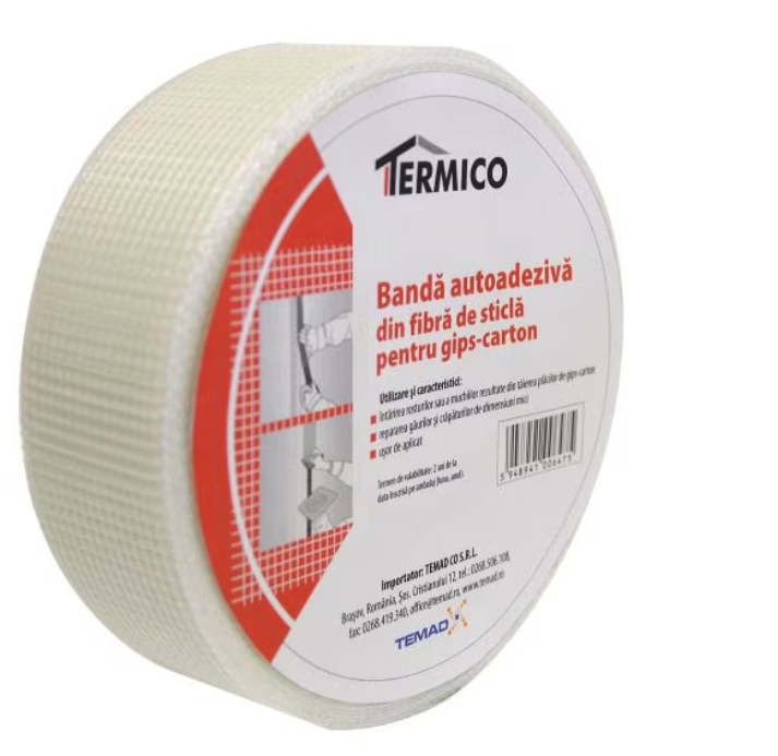 TERMICO Banda autoadeziva gips-carton 48mmx90m