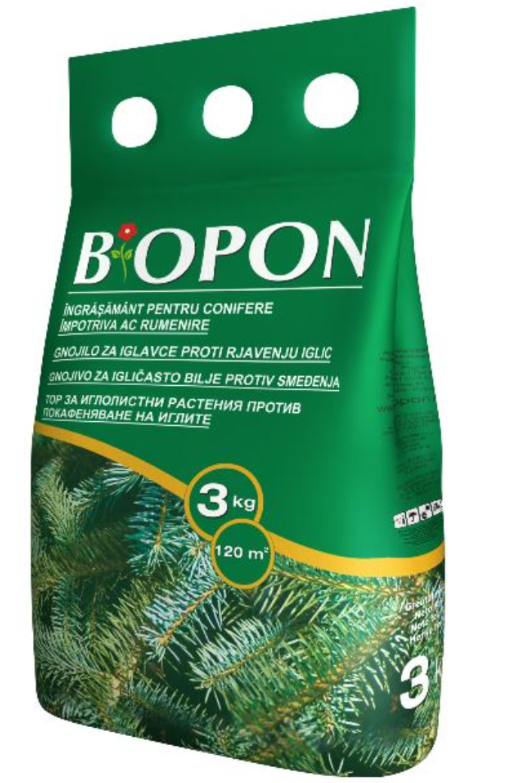 BIOPON ingras conifere anti-ingalbenire ace 3 kg*
