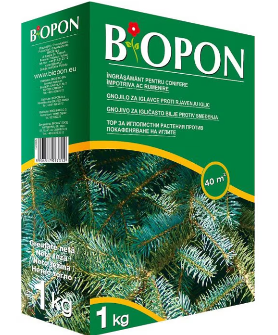 BIOPON ingrasamant pentru conifere 1 kg